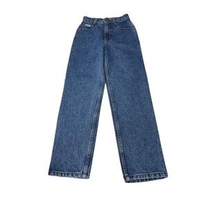 NWOT Vtg 90/80s‎ Guess Jeans 10 W22 L26 High Waisted Wide Medium Wash Denim USA